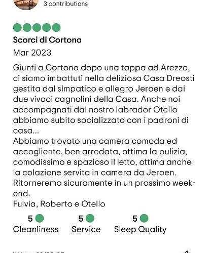 Bed & Breakfast Casa Dreosti Cortona